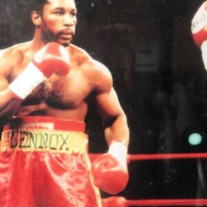 Lennox Lewis . Vintage Boxing Picture . Hot Shot . New / Glass Encased Picture